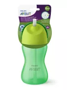 Philips AVENT SCF798/01 szívószálas pohár, szilikonból, zöld OUTLET termék