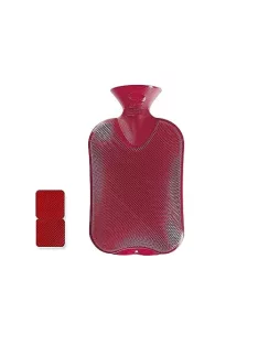  Fashy 2 literes áfonyás dupla bordázott melegvizes palack OUTLET termék
