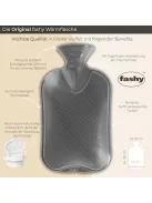 Fashy 2 literes áfonyás dupla bordázott melegvizes palack OUTLET termék