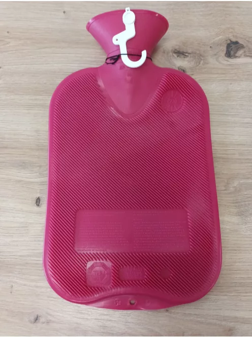 Fashy 2 literes áfonyás dupla bordázott melegvizes palack OUTLET termék