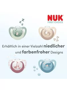 Nuk first choice soft 0-6 M  szürke színű OUTLET termék
