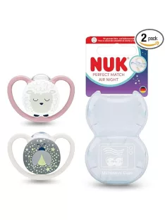   NUK Perfect Match Air Night baba cumik, 6-18 hónapos korig ( bárány és katica) OUTLET termék