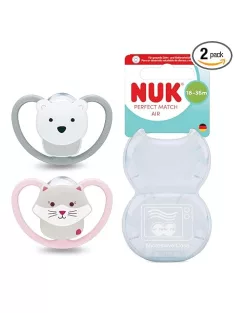 Nuk perfect match air 18-36 M (cica és maci) OUTLET termék