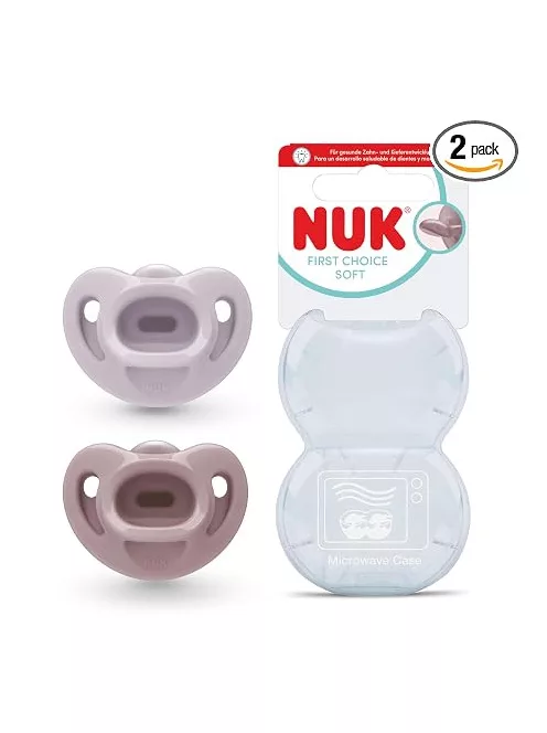 NUK first choice soft 0-6 hónapos korig OUTLET termék