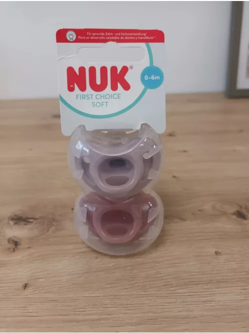 NUK first choice soft 0-6 hónapos korig OUTLET termék