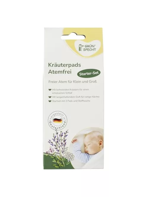 GRÜNSPECHT Atemfrei gyógynövényes illatpárna a szabadabb légzésért OUTLET termék