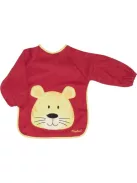 Playshoes piros  hosszú ujjú előke, OUTLET termék