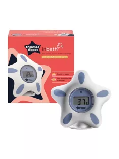   Tommee Tippee InBath digitális hőmérő babafürdőhöz és gyerekszobához, vízálló,könnyen leolvasható LCD kijelzővel OUTLET termék