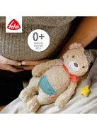 Fehn Bruno maci plüssjáték – puha teddy maci, babáknak és kisgyermekeknek 0 hónapos kortól OUTLET termék