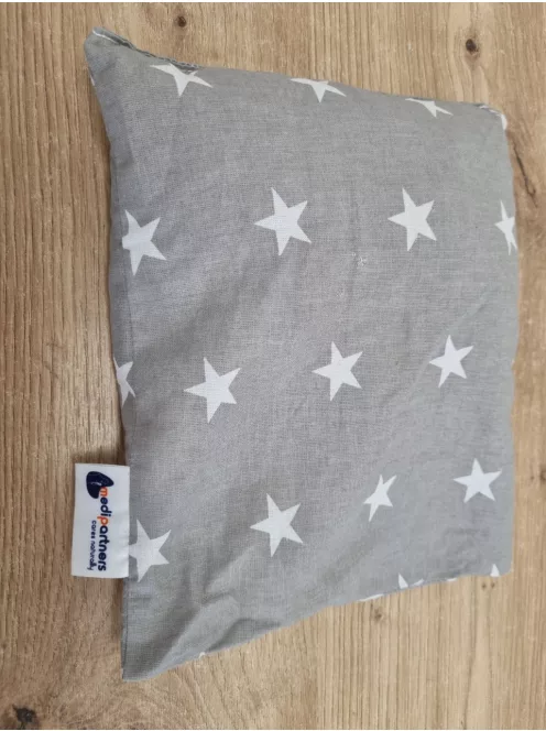 Medi Partners cseresznyemagos párna – 20x25 cm, nagy méretű, 500g, hideg-meleg terápia (csillagos mintás) OUTLET termék