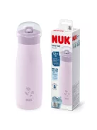 NUK Mini-Me Flip szívószállal kisgyermekeknek, 12 hónapos kortól, 500 ml, rozsdamentes acél kulacs gyerekeknek OUTLET termék