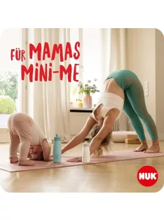   NUK Mini-Me Flip szívószállal kisgyermekeknek, 12 hónapos kortól, 500 ml, rozsdamentes acél kulacs gyerekeknek OUTLET termék