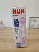 NUK Mini-Me Flip szívószállal kisgyermekeknek, 12 hónapos kortól, 500 ml, rozsdamentes acél kulacs gyerekeknek OUTLET termék