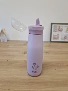 NUK Mini-Me Flip szívószállal kisgyermekeknek, 12 hónapos kortól, 500 ml, rozsdamentes acél kulacs gyerekeknek OUTLET termék