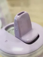 NUK Mini-Me Flip szívószállal kisgyermekeknek, 12 hónapos kortól, 500 ml, rozsdamentes acél kulacs gyerekeknek OUTLET termék