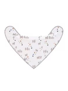   LÄSSIG bio pamut bandana nyálkendő szett, 2 db, patentos, kétoldalas OUTLET termék