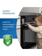 Reer Sütő gyerekzár | Konyhai gyerekvédelem | a sütőajtó biztonságos zárásához | szürke OUTLET termék