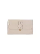 Jollein pamut pelenkázó alátét - Miffy nougat, Kihajtva mérete: 28 x 70 cm OUTLET termék