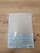 Julius Zöllner Jersey gumis lepedő, 100x100 cm-es járókamatracokhoz, fehér OUTLET termék