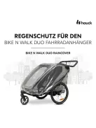 Hauck esővédő Bike N Walk Duo kerékpár-utánfutóhoz, OUTLET termék