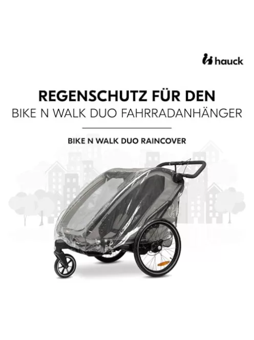 Hauck esővédő Bike N Walk Duo kerékpár-utánfutóhoz, OUTLET termék