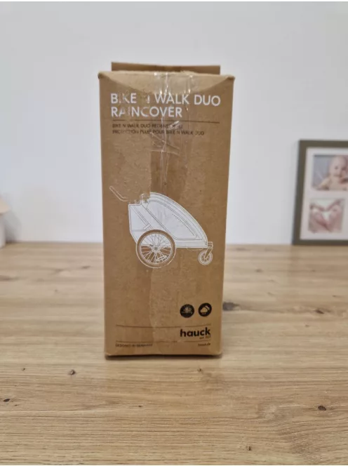 Hauck esővédő Bike N Walk Duo kerékpár-utánfutóhoz, OUTLET termék