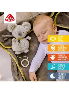   Fehn Mini zenélő koala, plüssjáték és elalvássegítő babáknak OUTLET termék