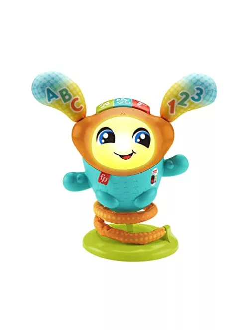 Fisher-Price DJ Hüpfi interaktív német nyelvű játék, OUTLET termék