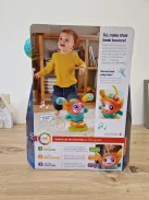 Fisher-Price DJ Hüpfi interaktív német nyelvű játék, OUTLET termék