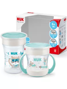   Nuk Magic Cup & Mini Magic Cup itatópohár szett, 160 ml és 230 ml OUTLET termék