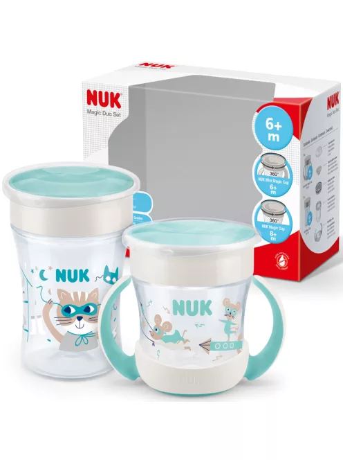 Nuk Magic Cup & Mini Magic Cup itatópohár szett, 160 ml és 230 ml OUTLET termék