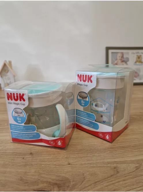 Nuk Magic Cup & Mini Magic Cup itatópohár szett, 160 ml és 230 ml OUTLET termék