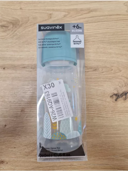 Suavinex 360 ml es cumisüveg 
Müanyag
L méret OUTLET termék
