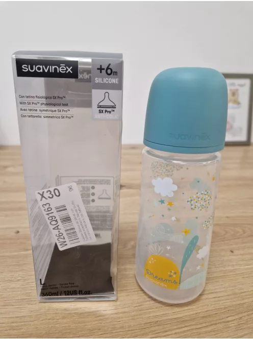 Suavinex 360 ml es cumisüveg 
Müanyag
L méret OUTLET termék