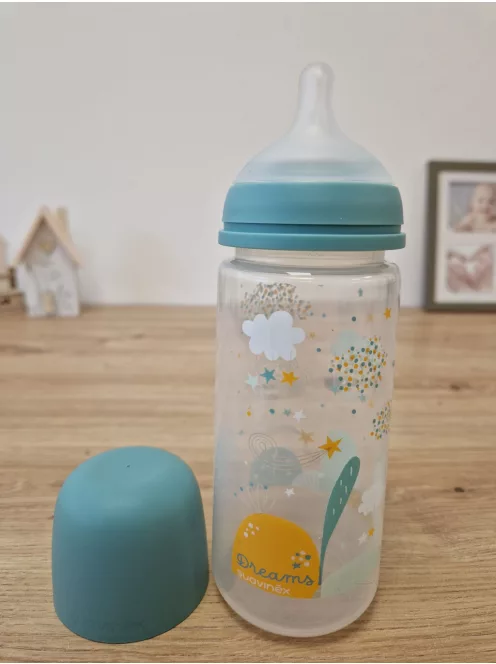 Suavinex cumisüveg 360 ml, 3 hónapos kortól OUTLET termék
