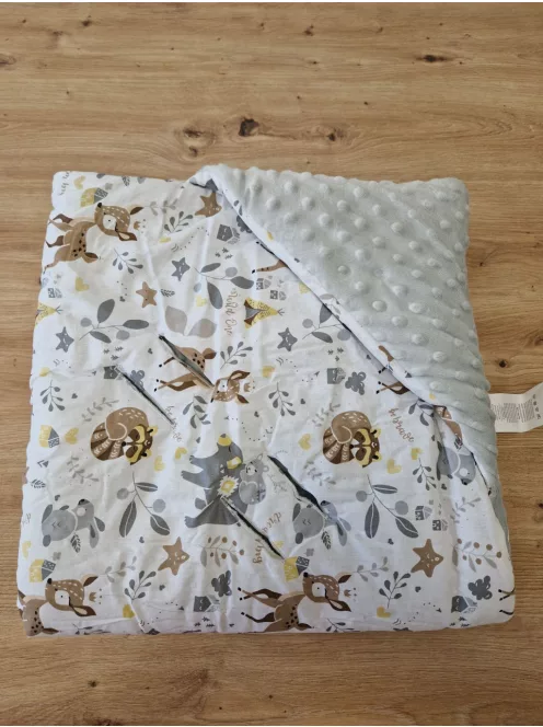 Totsy Baby  babaülés takaró kétoldalas, babakocsiba, hordozóba, 90 x 90 cm OUTLET termék