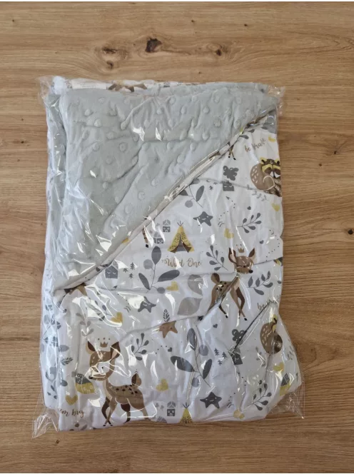 Totsy Baby  babaülés takaró kétoldalas, babakocsiba, hordozóba, 90 x 90 cm OUTLET termék
