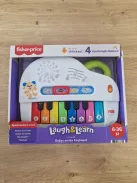 Fisher-Price  világító zongora babajáték, német nyelvű OUTLET termék