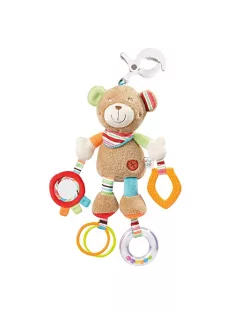   Fehn Activity-Teddy játékállat – készségfejlesztő játék babáknak OUTLET termék