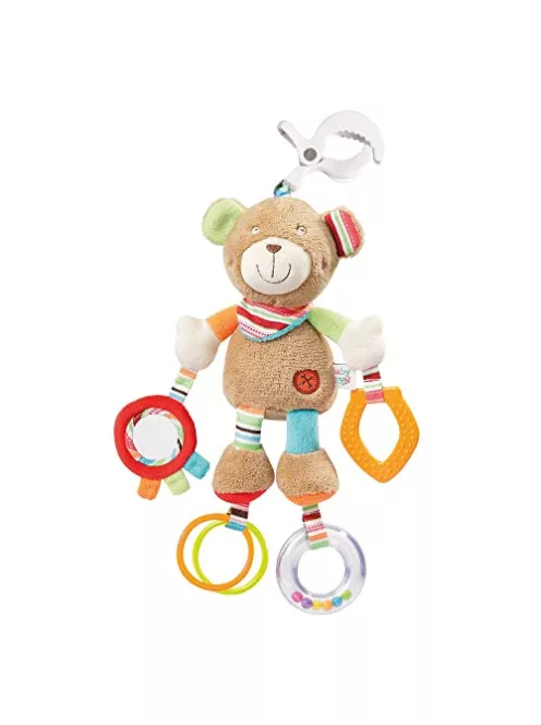 Fehn Activity-Teddy játékállat – készségfejlesztő játék babáknak OUTLET termék