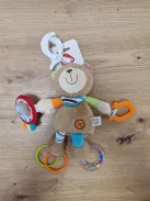 Fehn Activity-Teddy játékállat – készségfejlesztő játék babáknak OUTLET termék