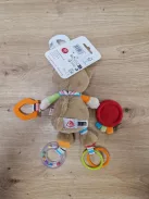 Fehn Activity-Teddy játékállat – készségfejlesztő játék babáknak OUTLET termék