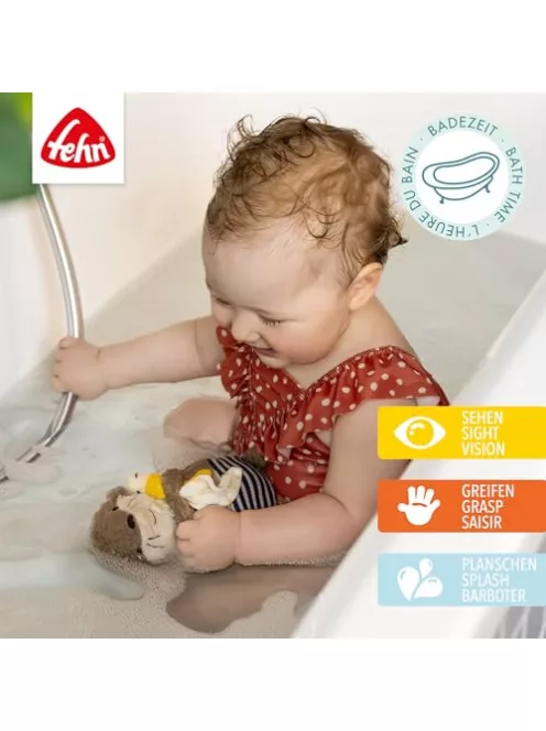 Fehn Vidra  fürdőállat - úszó, szövetből készült fürdőkádjáték OUTLET termék