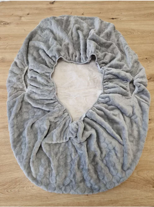 Pótbetét, belső huzat  fűzfa babakosárhoz, 104 x 72 cm, szürke OUTLET termék