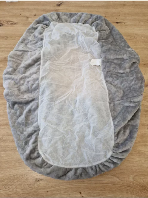 Pótbetét, belső huzat  fűzfa babakosárhoz, 104 x 72 cm, szürke OUTLET termék