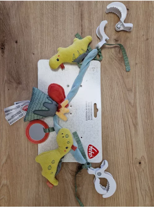 Fehn Happy Dino babakocsilánc OUTLET termék