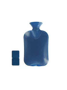   Fashy 6460 54 melegvizes palack dupla lamellás, 2 liter, zafírkék OUTLET termék