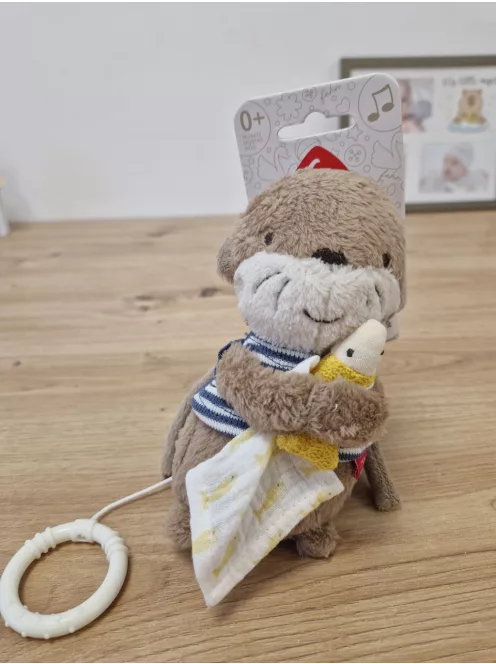 Fehn Mini zenélő felhúzhatós plüss játék, 0 hónapos kortól OUTLET termék