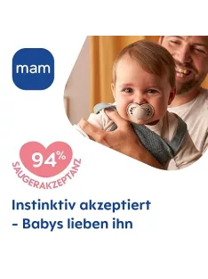  MAM Original Winter Limited Edition cumi, 16+ hónap (2 db), sterilizáló cumitartóval OUTLET termék