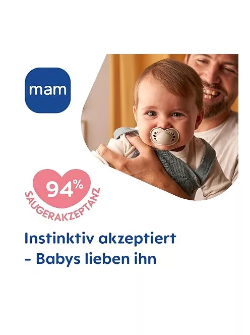 MAM Original Winter Limited Edition cumi, 16+ hónap (2 db), sterilizáló cumitartóval OUTLET termék